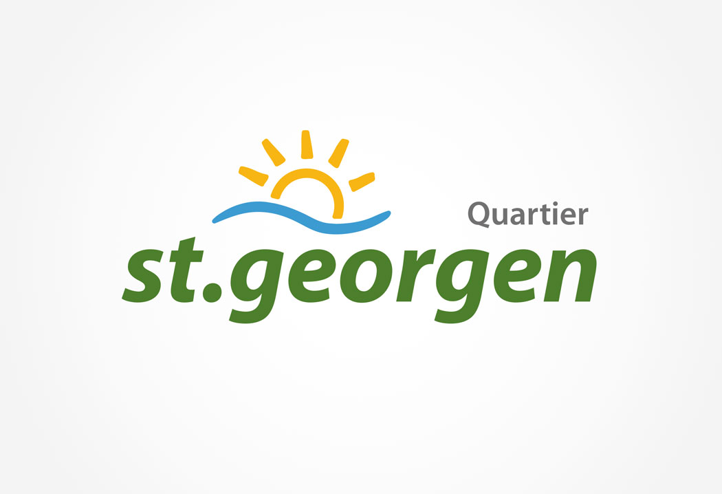 Logodesign Grafikfreelancer – Gestaltung und Design eines neuen Logos für das Quartier St.Georgen.